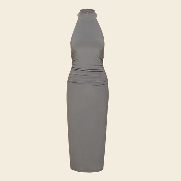 Aritzia Wilfred Smooth Matter Remedy Dress in Grey size XL - Picture 1 of 7